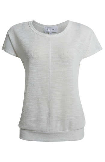Short Sleeve Knit Top Slide 1
