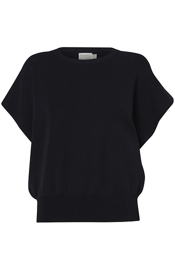 Cap Sleeve Knit Top Slide 1