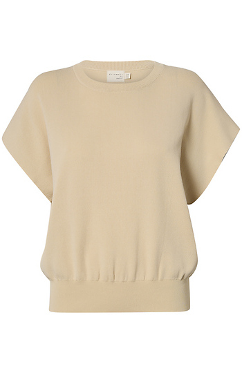 Cap Sleeve Knit Top Slide 1