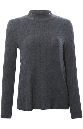 Mock Neck Long Sleeve Slide 1