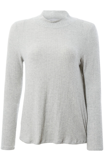 Mock Neck Long Sleeve Slide 1