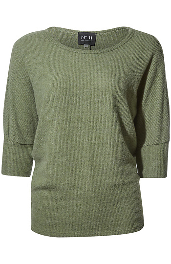3/4 Batwing Sleeve Top Slide 1
