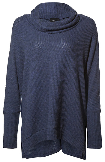 Cowl Neck Long Sleeve Slide 1