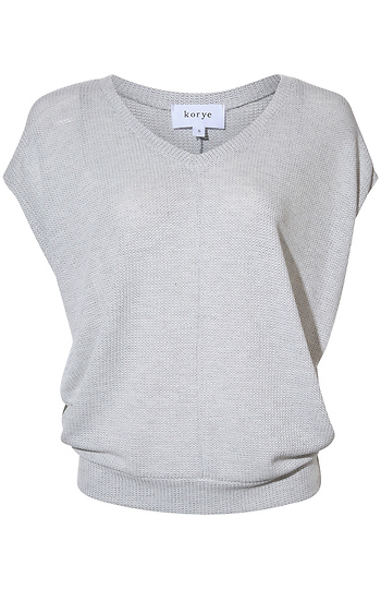 V-Neck Dolman Sleeve Top Slide 1