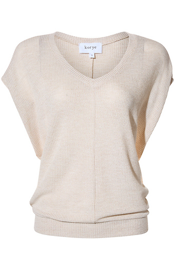 V-Neck Dolman Sleeve Top Slide 1