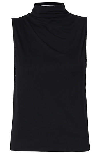 Mock Neck Sleeveless Top Slide 1