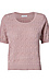Textured Short Sleeve Knit Top Thumb 1