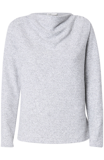 Cowl Neck Brushed Top Slide 1
