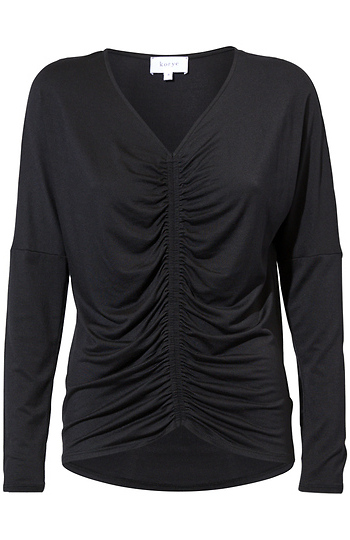 Modal Span Jersey Ruched Top Slide 1