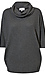 Princess Waffle 3/4 Cowl Neck Top Thumb 1