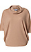 Cowl Neck Waffle Knit Top Thumb 1