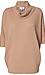 Cowl Neck Waffle Knit Top Thumb 1