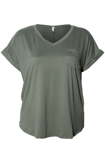 V-Neck Pocket Top Slide 1