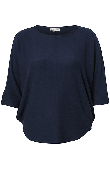 Ribbed 3/4 Knit Top Slide 1