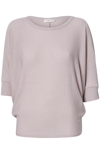 Cloud Rib 3/4 Knit Top Slide 1
