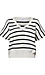 Striped V-Neck Top Thumb 1