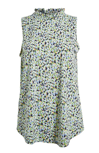 Multicolored Ruffle Tank Slide 1