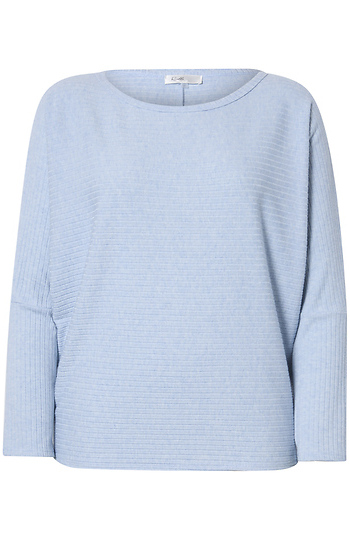 Ribbed Long Sleeve Top Slide 1