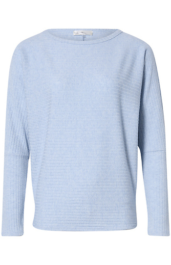 Ribbed Long Sleeve Top Slide 1