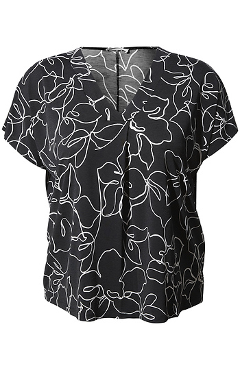 V-Neck Dolman Sleeve Top Slide 1