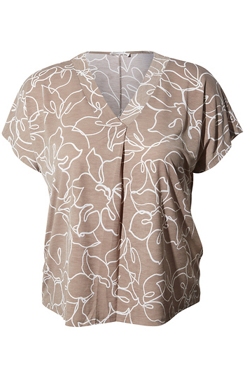 V-Neck Dolman Sleeve Top Slide 1