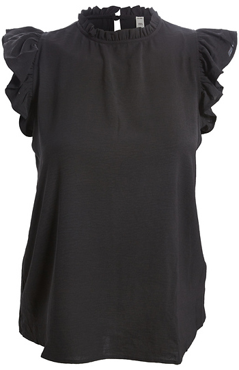 Short Sleeve Ruffle Top Slide 1