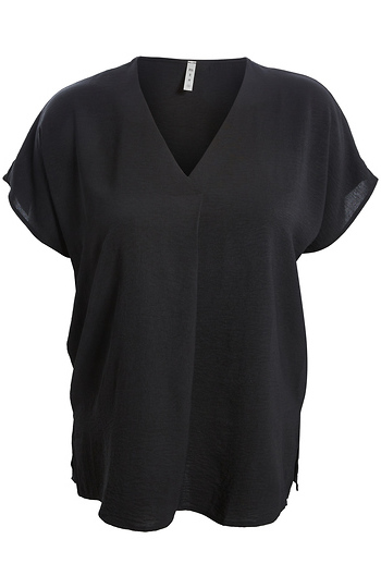 V Neck Short Sleeve Top Slide 1