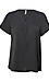 Front Pleat V Neck Top Thumb 1