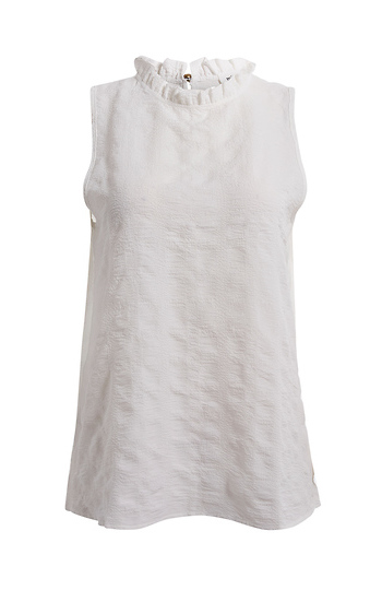 Mock Neck Sleeveless Top Slide 1