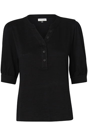 Half Button Tee Slide 1