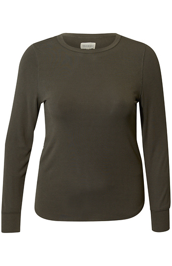 Thread & Supply Ribbed Long Sleeve Slide 1