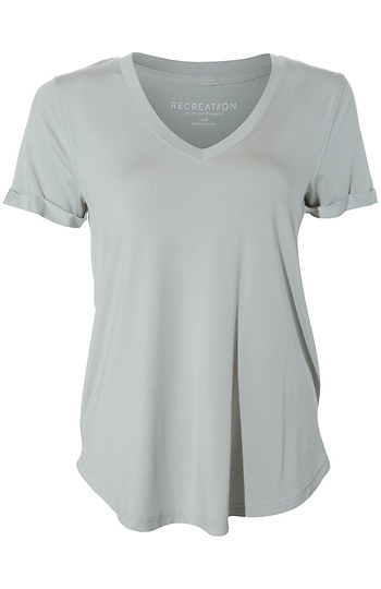 Thread & Supply V-Neck Drapey Tee Slide 1