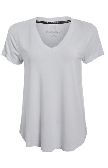 Thread & Supply V-Neck Drapey Tee Slide 1