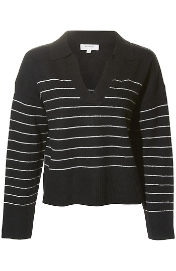 Striped Sweater Slide 1