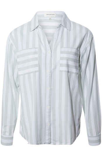 Thread & Supply Striped Button Front Slide 1