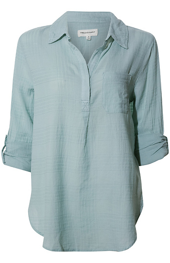 Thread & Supply Cuffed Sleeve Shirt Slide 1