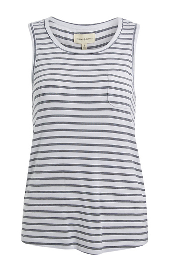 Thread & Supply Striped Tank Slide 1