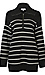 Half Zip Striped Sweater Thumb 1