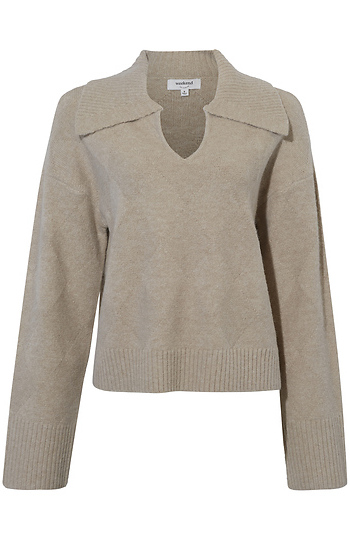 Collared Sweater Slide 1