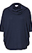 Cowl Neck 3/4 Sleeve Brushed Top Thumb 1