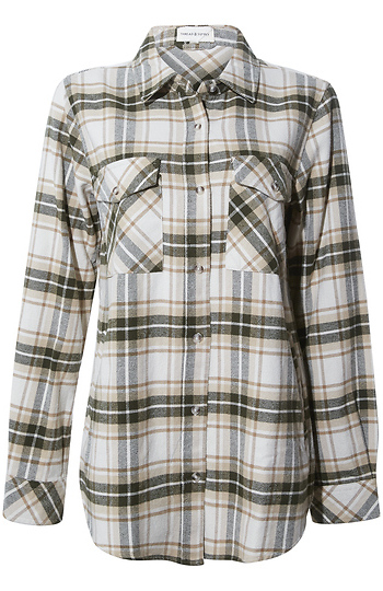 Thread & Supply Plaid Button Up Top Slide 1
