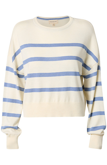 Thread & Supply Striped Sweater Slide 1
