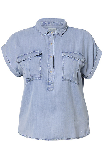 Thread & Supply Front Half Button Shirt Slide 1