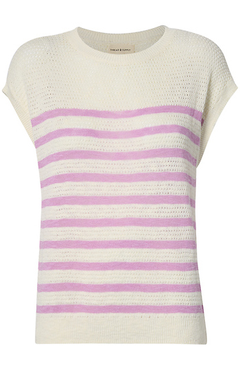 Thread & Supply Striped Short Sleeve Slide 1