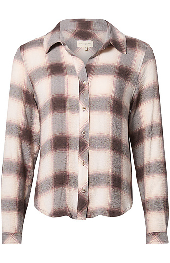 Plaid Button Up Shirt Slide 1