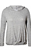 Brushed Tie Front Pullover Thumb 1