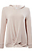 Brushed Tie Front Pullover Thumb 1