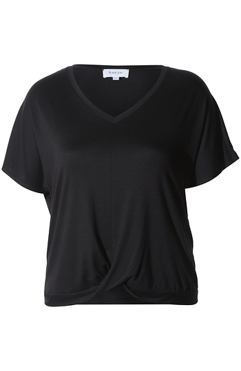 Hazel Twist Front V-Tee Slide 1