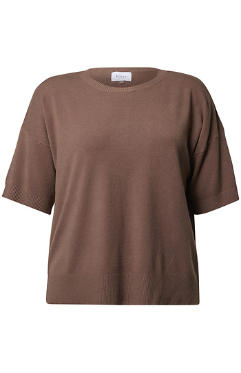 Elbow Sleeve Knit Top Slide 1