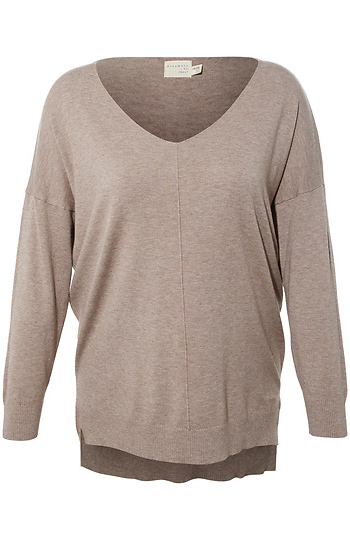 V-Neck Knit Top Slide 1